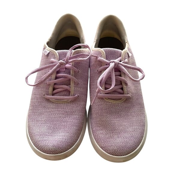 Kizik Madrid Eco Knit Sneakers Size 8.5 Lavender Purple Hands Free Slip On Shoes - Picture 2 of 6